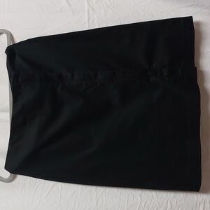 The Limited Stretch Black Skirt Front zippered slit, size 6